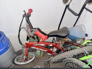 Bicicleta infantil roja 14 pulgadas