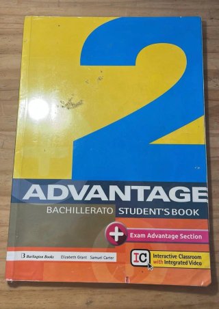 libros de inglés de 2 bach advantage