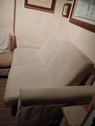 Sofá Cama Apertura Italiana Beige colchón incluido