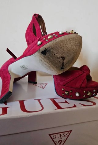 Sandalias Guess Rojas Tacon