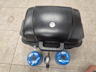 Barbacoa portátil negra