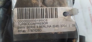 TURBOCOMPRESOR BMW SERIE 3 BERLINA (E46) 320d
