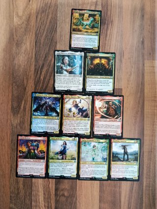10 Comandantes + Rara Cartas Magic