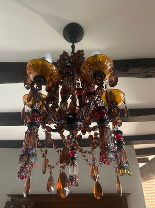 Lámpara de techo colgante cristal