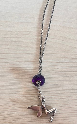 Colgante Hada  y cadena Plata Trollbeads