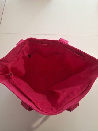 Bolsa Tote Playa/ Piscina Rosa 49x32cm SEMINUEVA