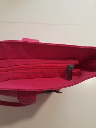 Bolsa Tote Playa/ Piscina Rosa 49x32cm SEMINUEVA