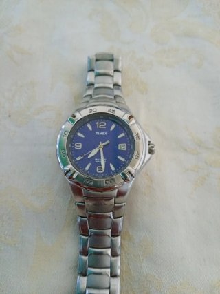 Orologio Timex Uomo Blu e Argento