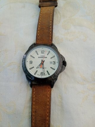 Orologio Timex Expedition Uomo Marrone Bianco