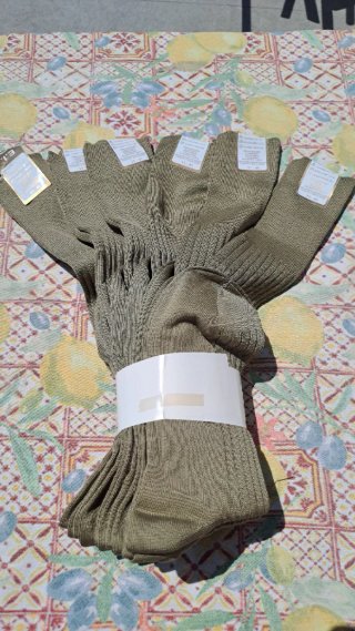 6 paia calze cotone militari