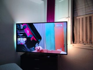 Televisión 55 Gris y Negra