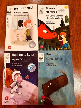 Pack 4 libros El Barco de Vapor SM 6-9 años