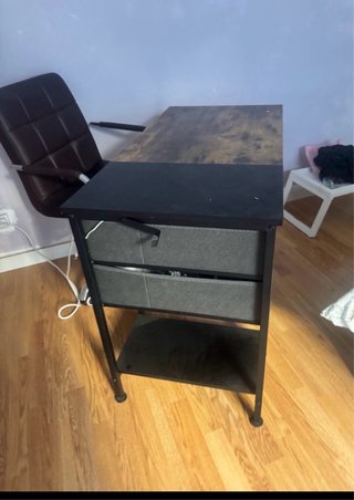 Escritorio Vintage Madera y Metal