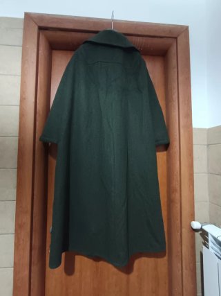 Cappotto mantella in lana sfoderato vintage