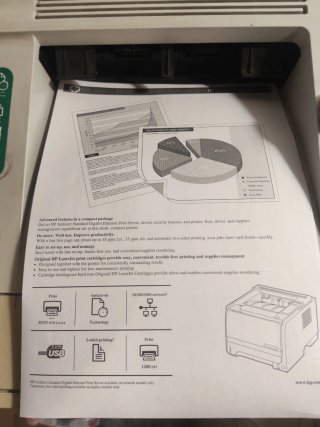 Stampante HP LaserJet P2055dn Laser  LEGGERE BENE