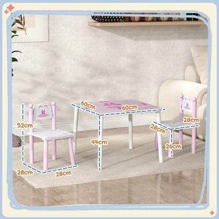 Mesa y 2 Sillas Infantiles