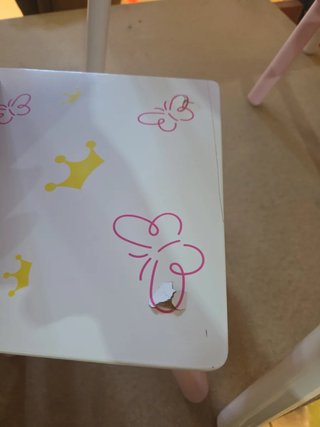 Mesa y 2 Sillas Infantiles