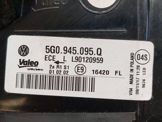 PILOTO TRASERO IZQUIERDO VOLKSWAGEN GOLF VII LIM. (BQ1) *