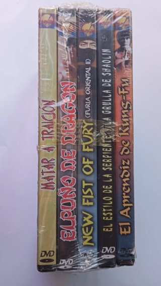 Pack 5 DVDs Jackie Chan PRECINTADO