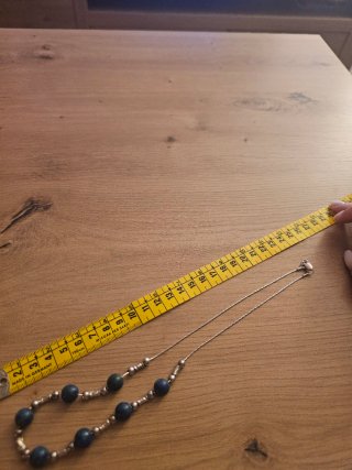 Collar / Gargantilla en Plata de Ley 925 y Azurita