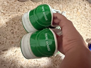 Zapatillas BAPE Verdes y Blancas