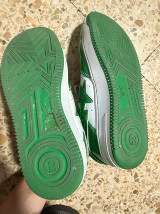 Zapatillas BAPE Verdes y Blancas