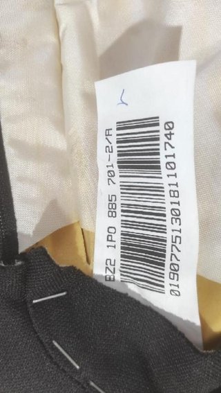 1p0885701 airbag lateral tras izq seat ibiza 93520