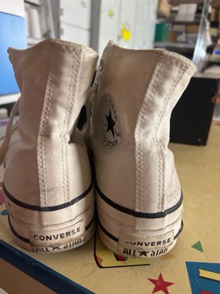 Converse Chuck Taylor All Star plataforma blancas