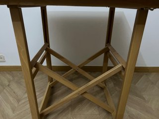 Mesa plegable madera Haya maciza