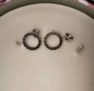 Pendientes Tous Aro Circonitas Plata