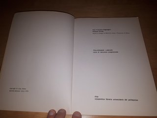 LIBRO TOLLERANZE LINEARI – BIGGIOGGERO, ROVIDA