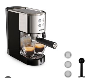 Cafetera Krups Expreso Acero Inoxidable