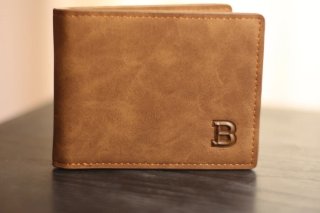Portafoglio da uomo con logo B