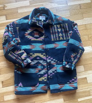 Abrigo estampado étnico Pull&Bear