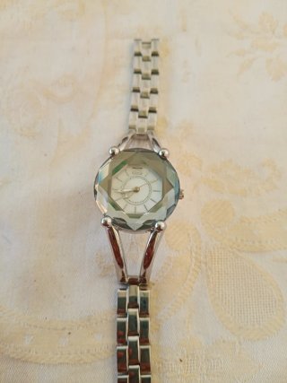 Orologio donna con quadrante verde e cinturino arg