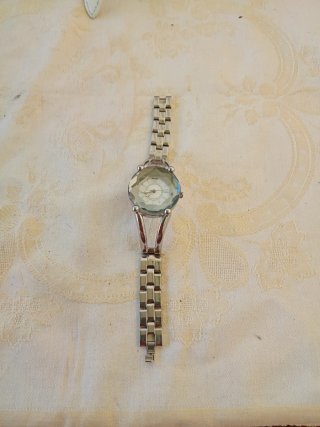 Orologio donna con quadrante verde e cinturino arg