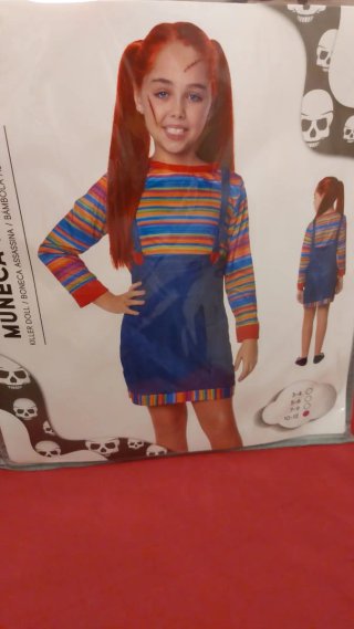 Disfraz Muñeca Asesina Talla 10-12