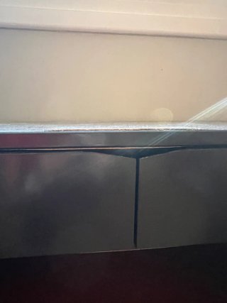 Aparador negro madera 120x90x30 cm