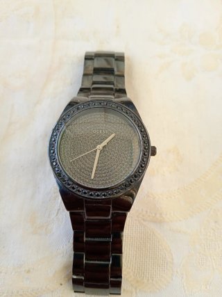 Orologio Guess donna nero/argento