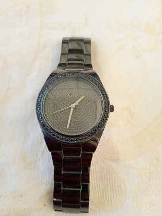 Orologio Guess donna nero/argento