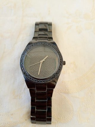 Orologio Guess donna nero/argento