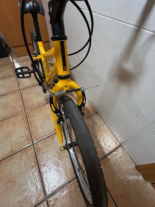 Bicicleta Infantil Decathlon 20 Amarilla