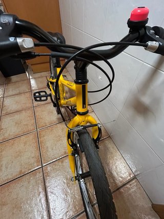 Bicicleta Infantil Decathlon 20 Amarilla