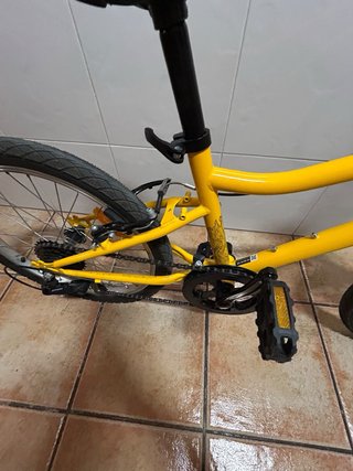 Bicicleta Infantil Decathlon 20 Amarilla