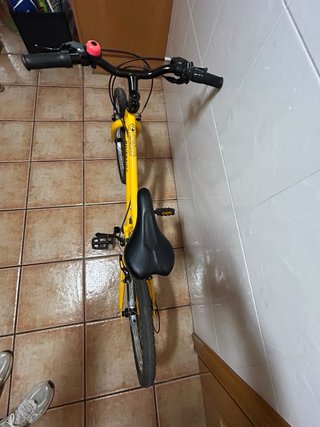 Bicicleta Infantil Decathlon 20 Amarilla