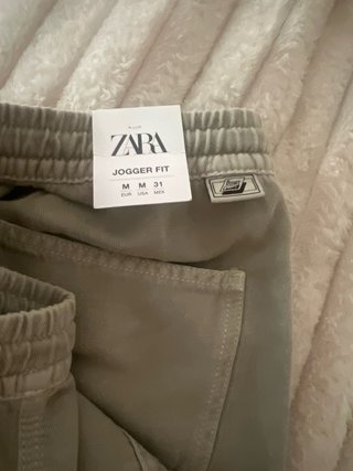 Pantalón Zara Hombre T M Verde Nuevo