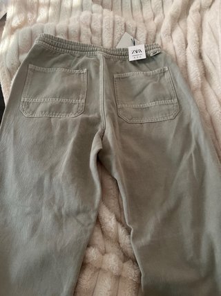 Pantalón Zara Hombre T M Verde Nuevo