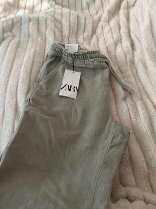 Pantalón Zara Hombre T M Verde Nuevo