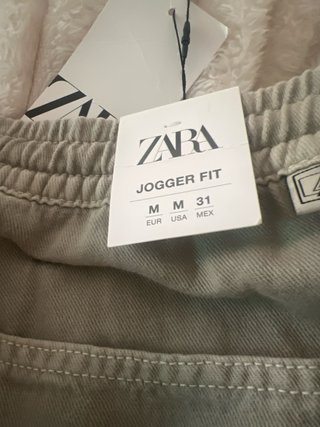 Pantalón Zara Hombre T M Verde Nuevo