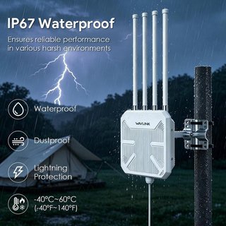 Router WiFi 7 Exterior Mesh BE5100 PoE NUEVO